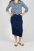 Pencil Skirt in Navy