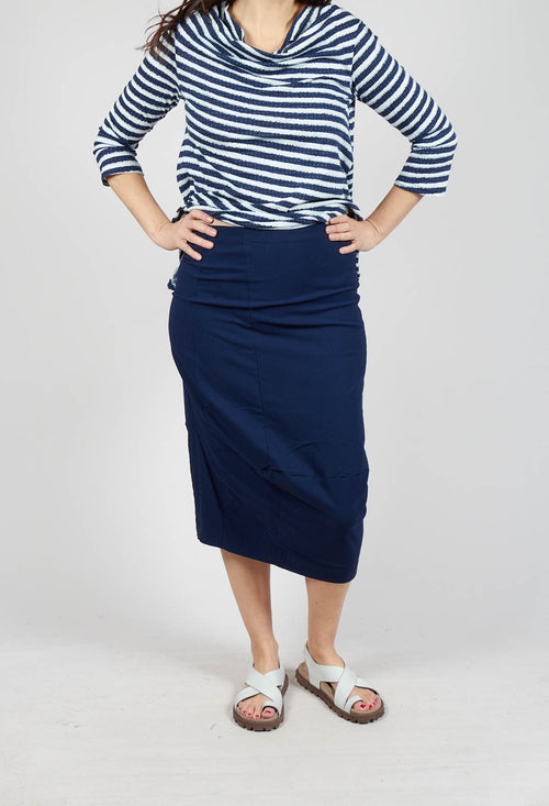 Pencil Skirt in Navy