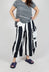 Balloon Trousers with Feature Pockets in Black Print