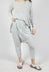 Lightweight Knitted Trousers in Grey Offwhite