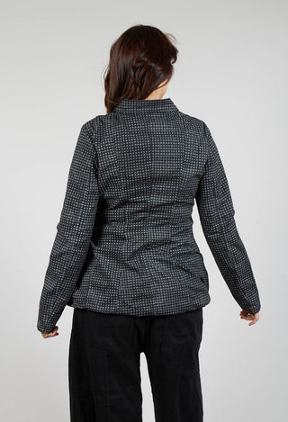 Tailored Jacket in Black Print