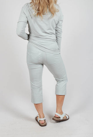 Pull On Pleat Front Trousers in Grey