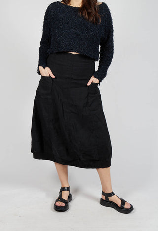 Tulip Skirt in Black