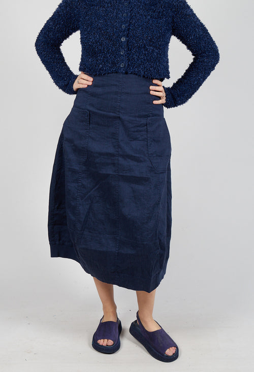 Tulip Skirt in Navy