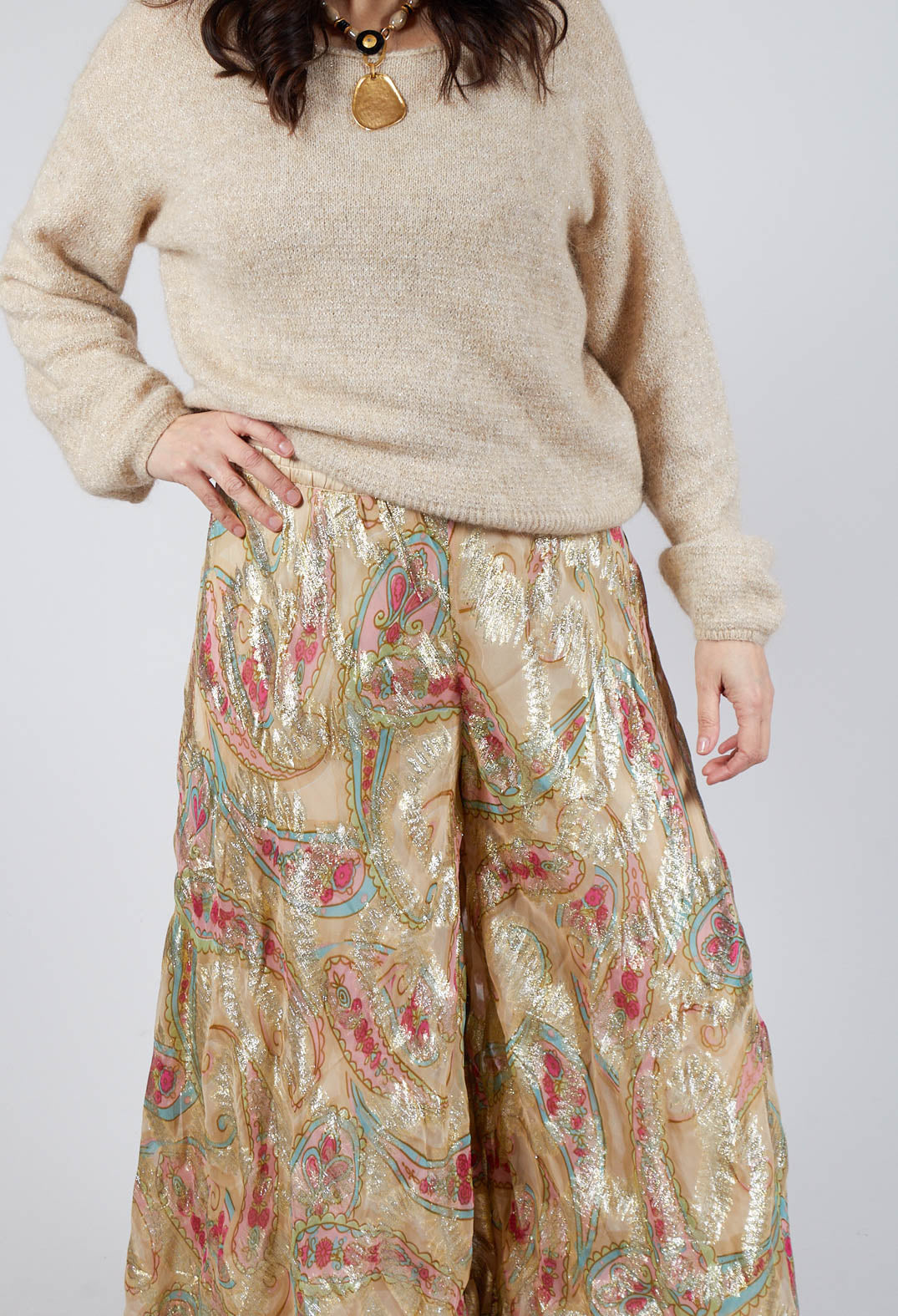 Faby Pants in Golden Pink