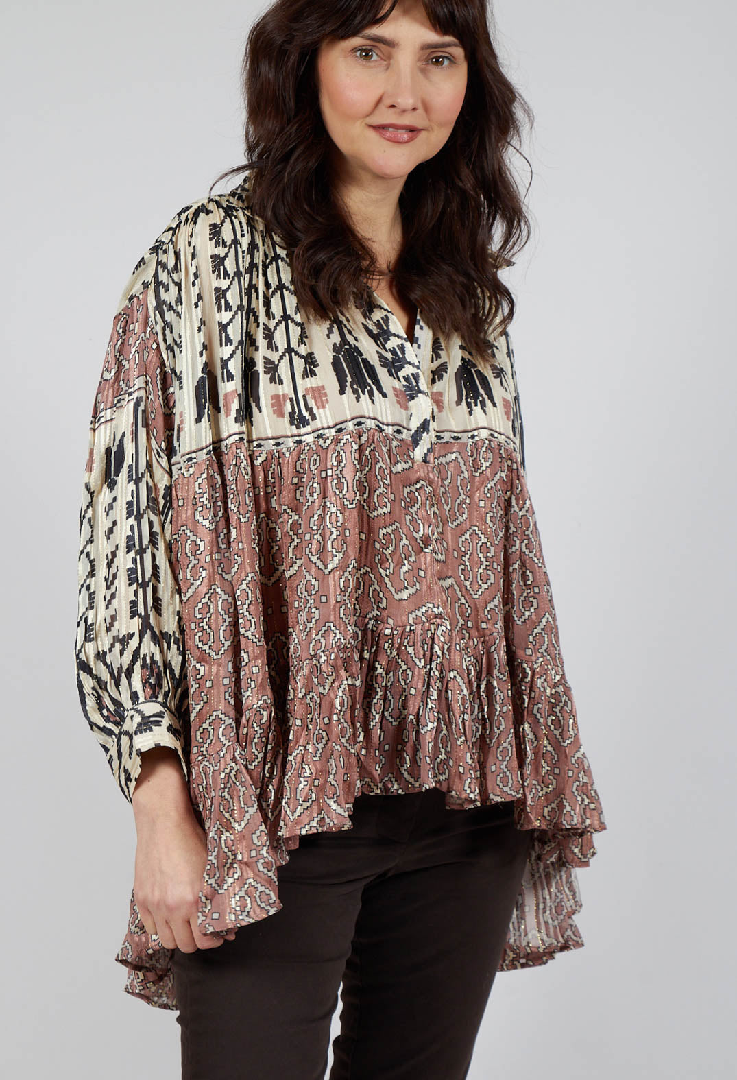 Silene Blouse in Mauve