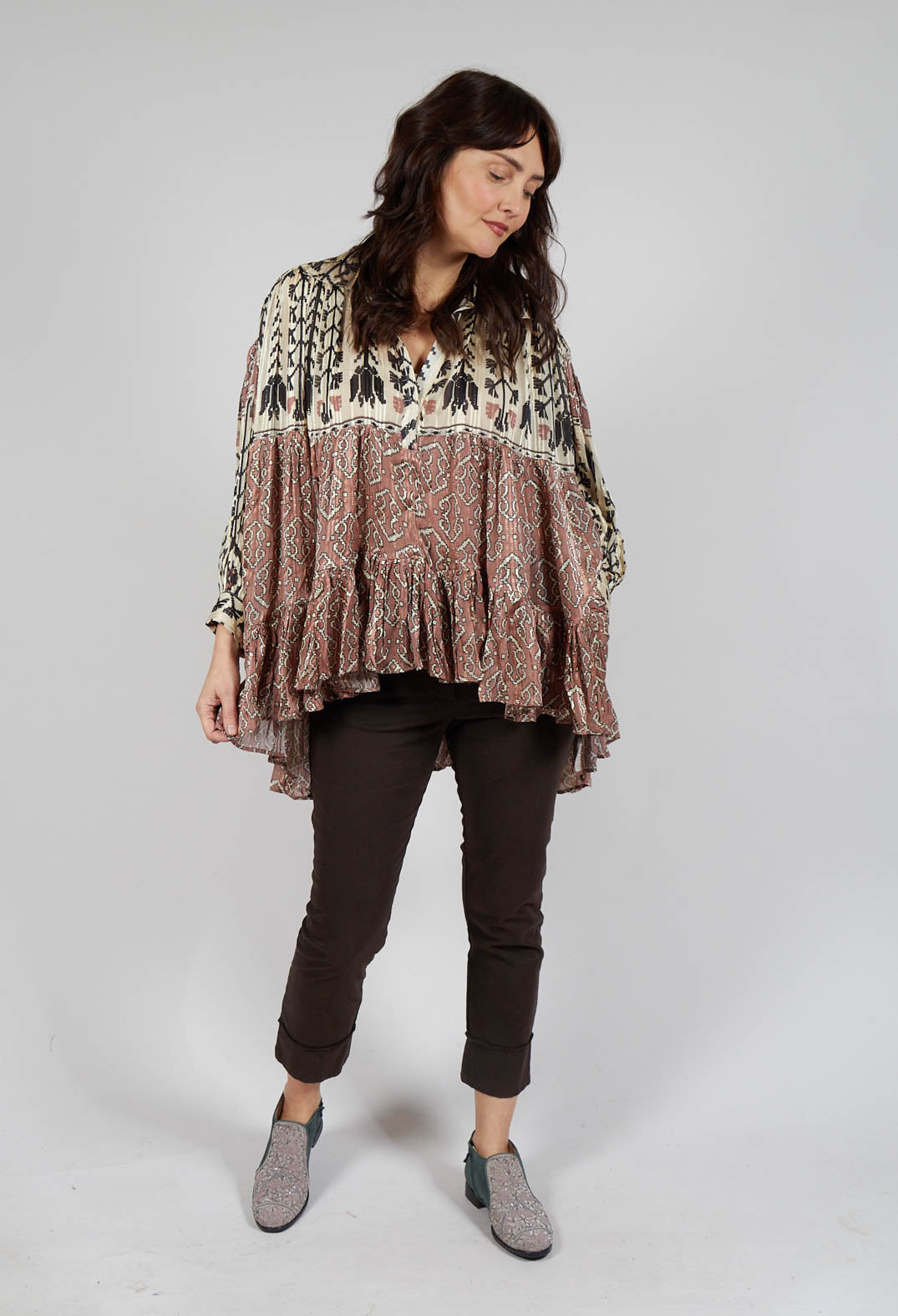 Silene Blouse in Mauve