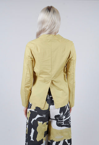 Midi Cotton Jacket in Golden