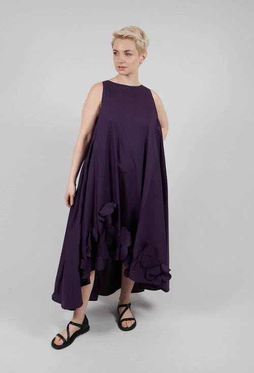 A Line Dress in Mauve