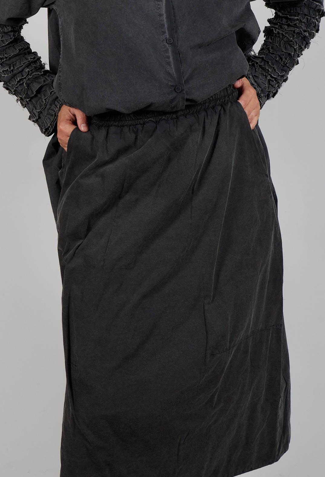 A-Line Skirt in Pewter