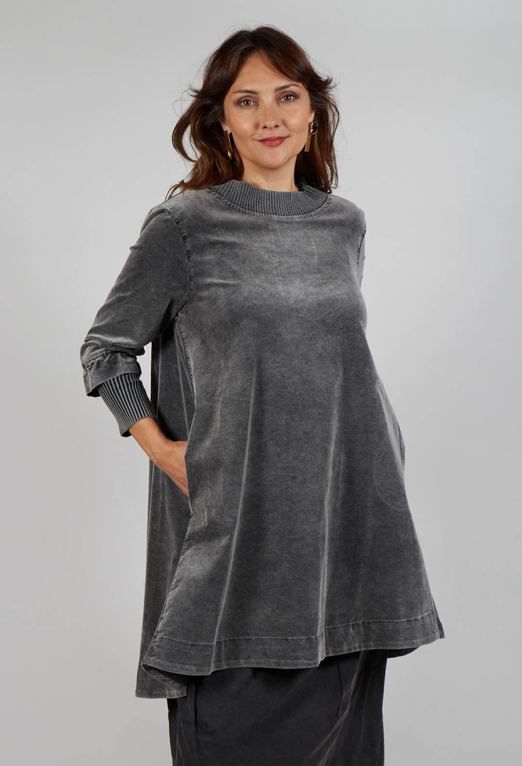 A-Line Tunic in Pewter