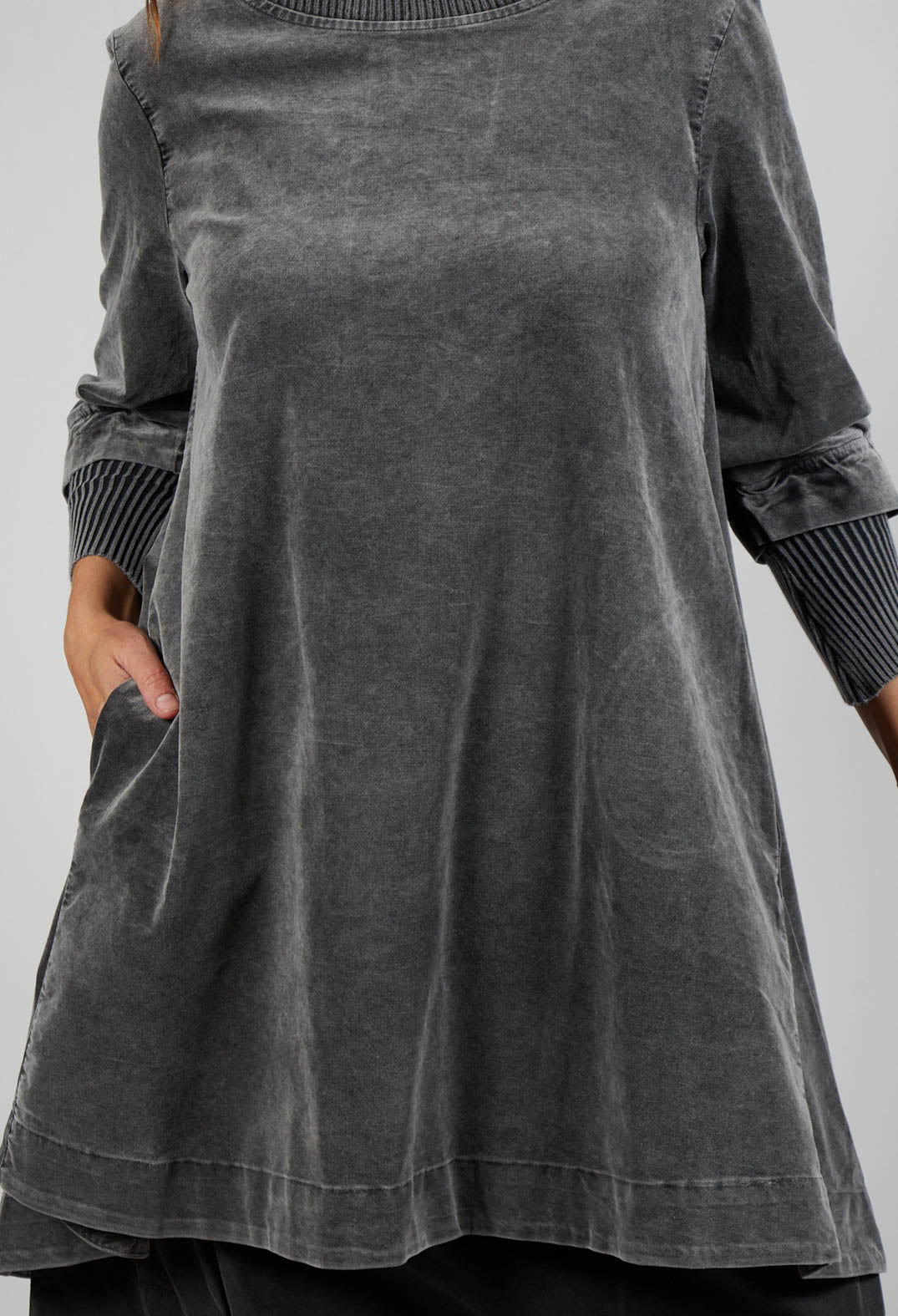 A-Line Tunic in Pewter