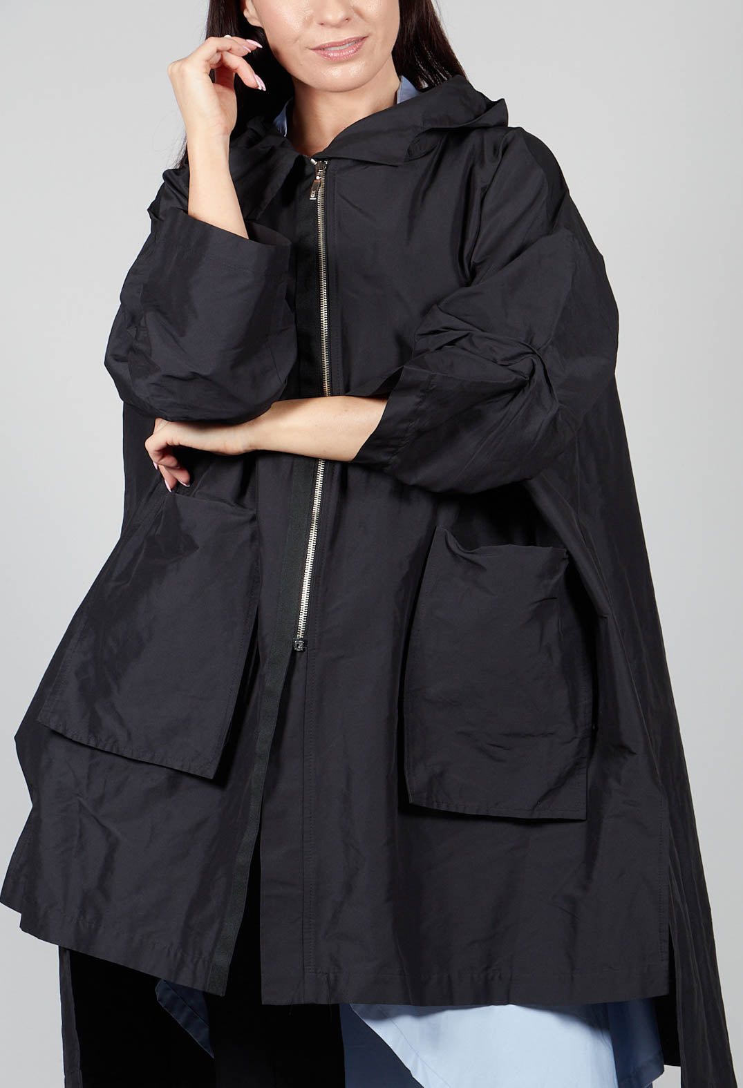 ABOK Trench Coat in Black