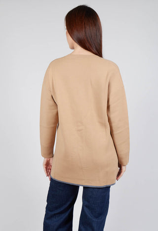 Active Cardigan in Beige