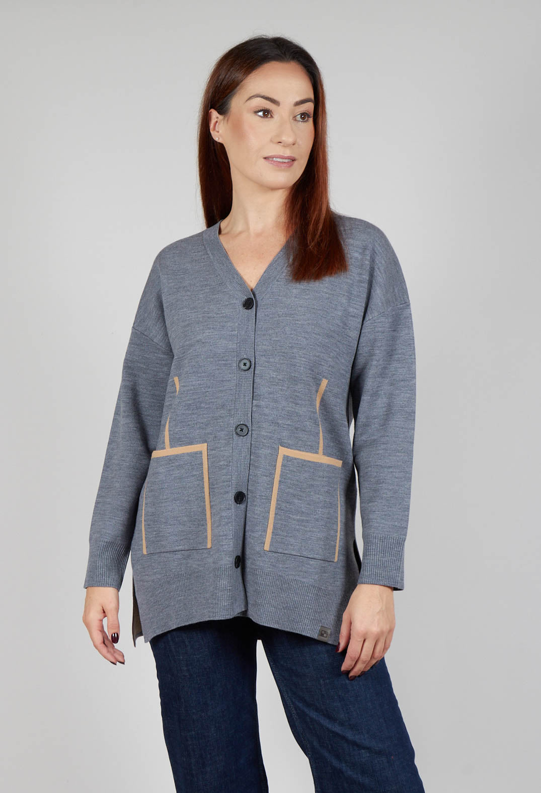 Active Cardigan in Grey