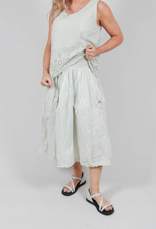 Agata Skirt in Soft Jade