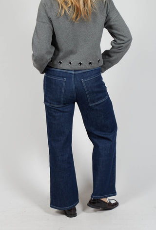 Agnes Jeans in Blue Denim