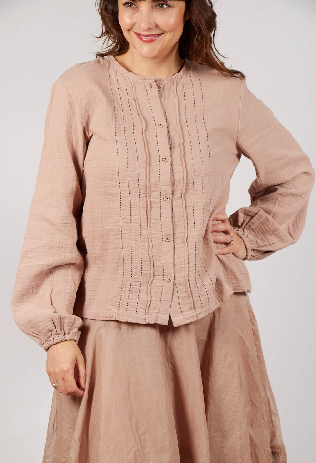 Aletta Top in Taupe