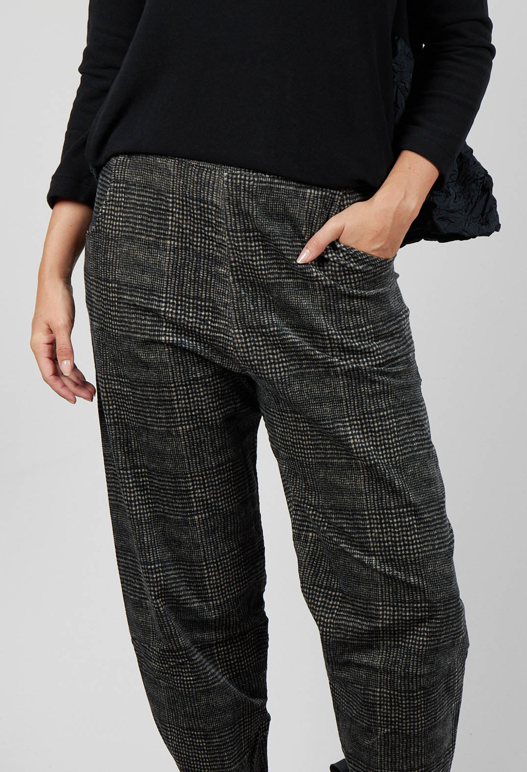 Alicia PR Trousers in Tgall Nero