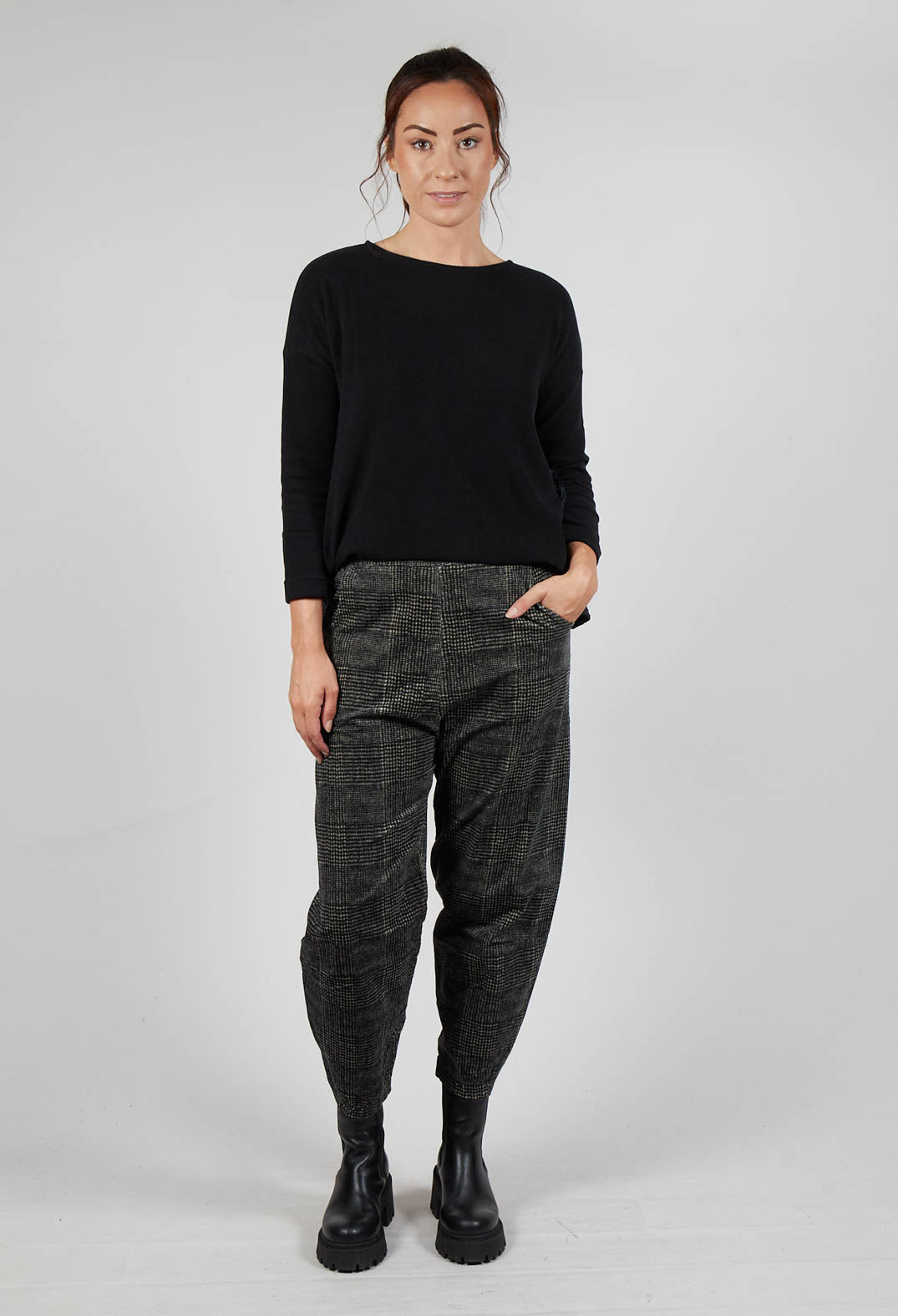 Alicia PR Trousers in Tgall Nero