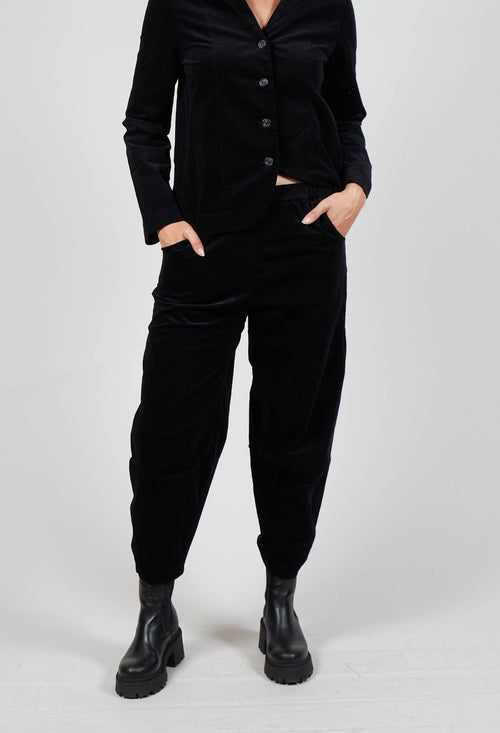 Alicia V Trousers in Nero