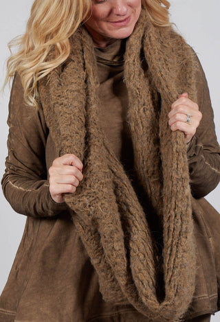 Alpaca Snood in Camel Mel