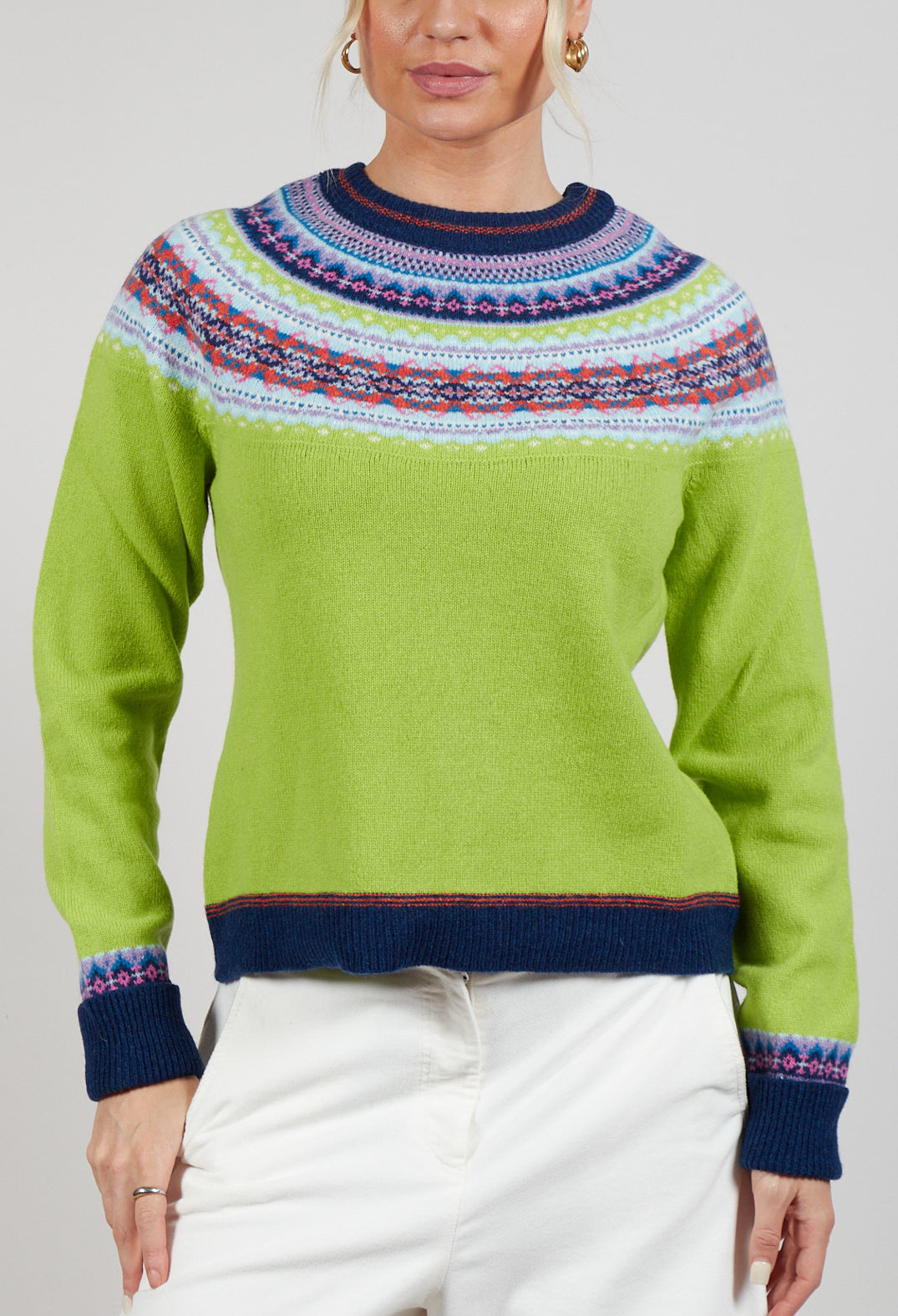 Alpine Short Sweater in Figaro