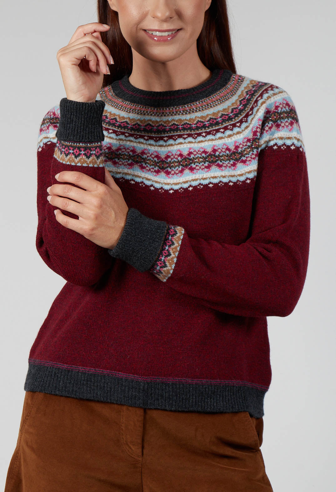 Alpine Short Sweater in Potpourri