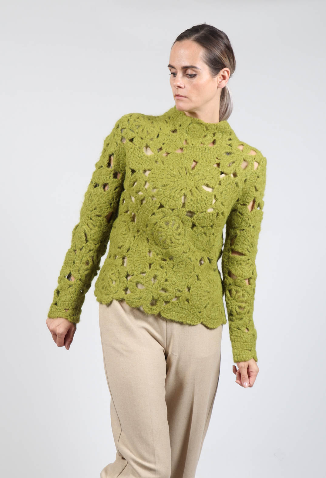 Hand crochet clearance sweater