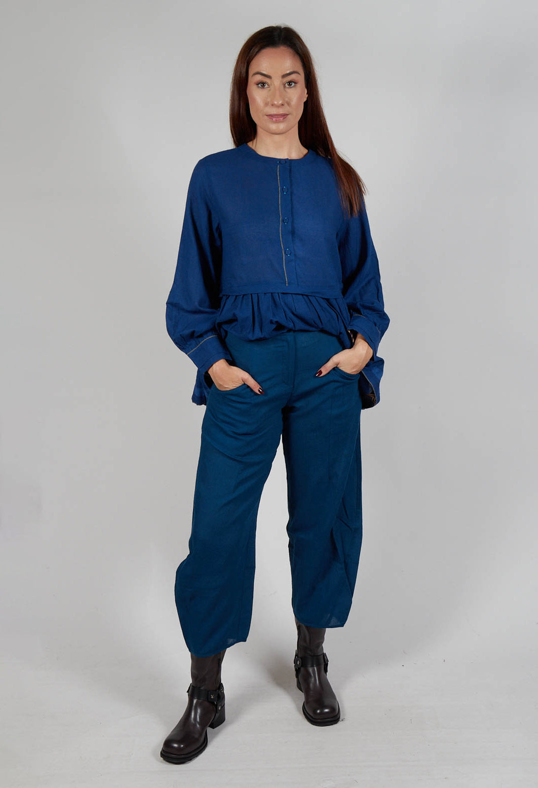 Ambra Trousers in Navy