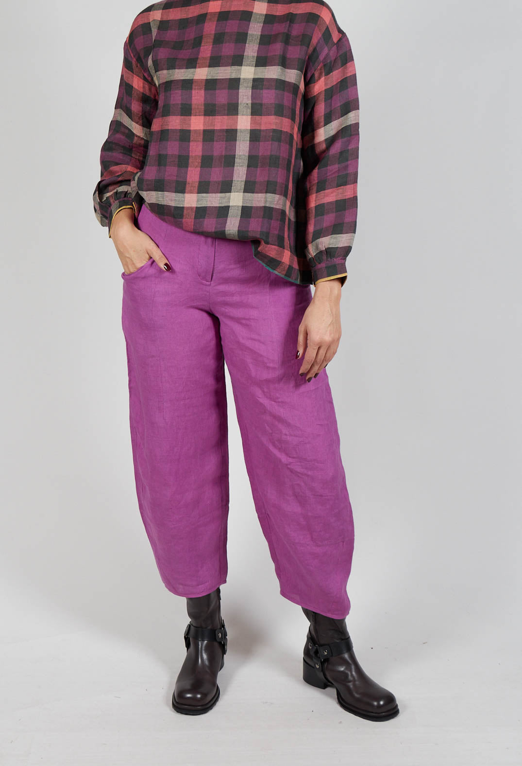 Ambra Trousers in Purple