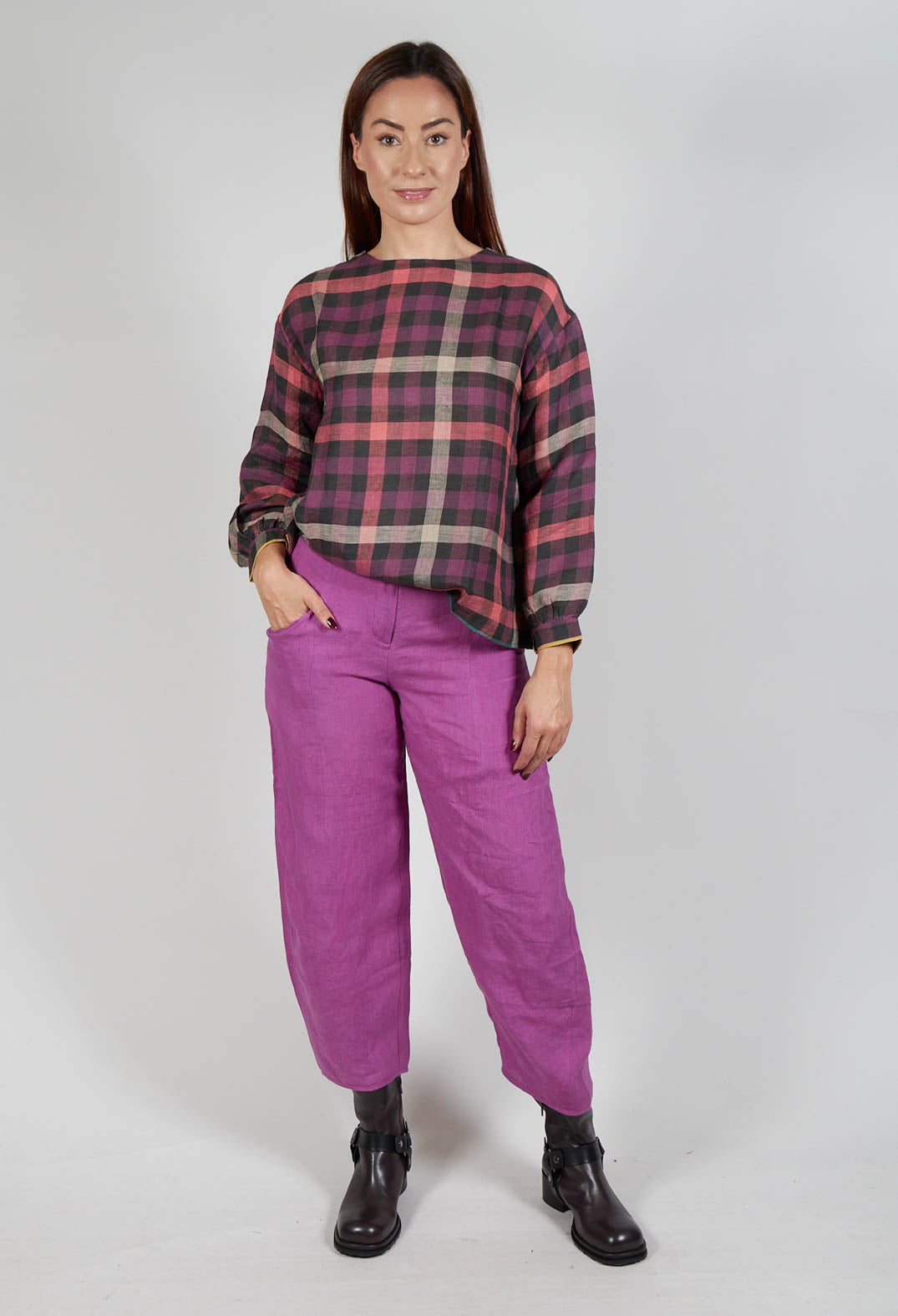 Ambra Trousers in Purple