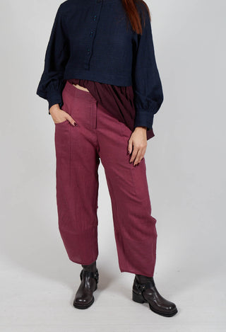 Ambra Trousers in Wine