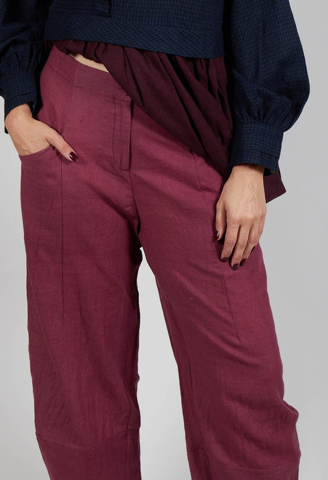 Ambra Trousers in Wine