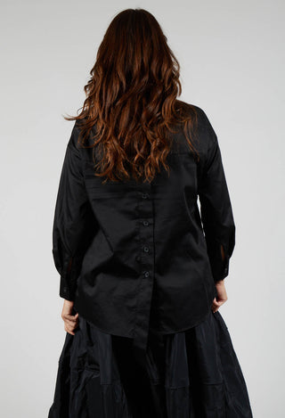 Asymmetric Shirt in Black