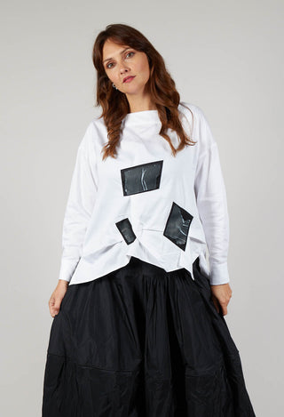 Asymmetric Shirt in White