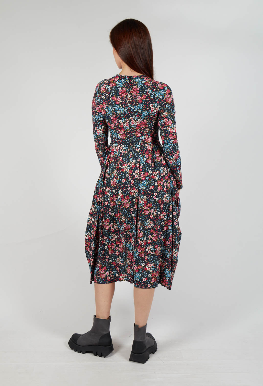 At Length Dress in Multicolour Floral