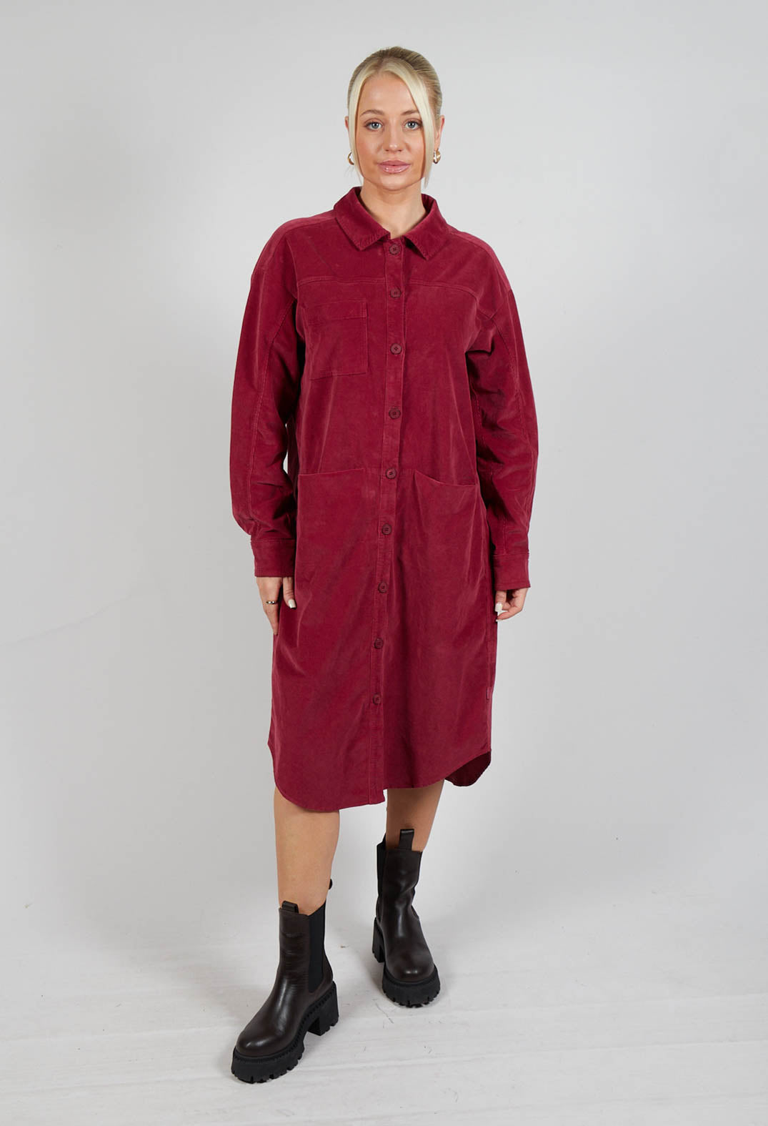 Babep Coat in Scarlet