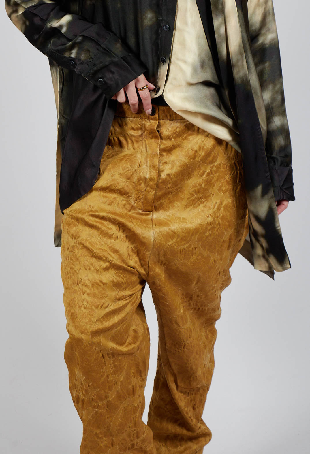 Baggy Gav Trousers in Tumeric