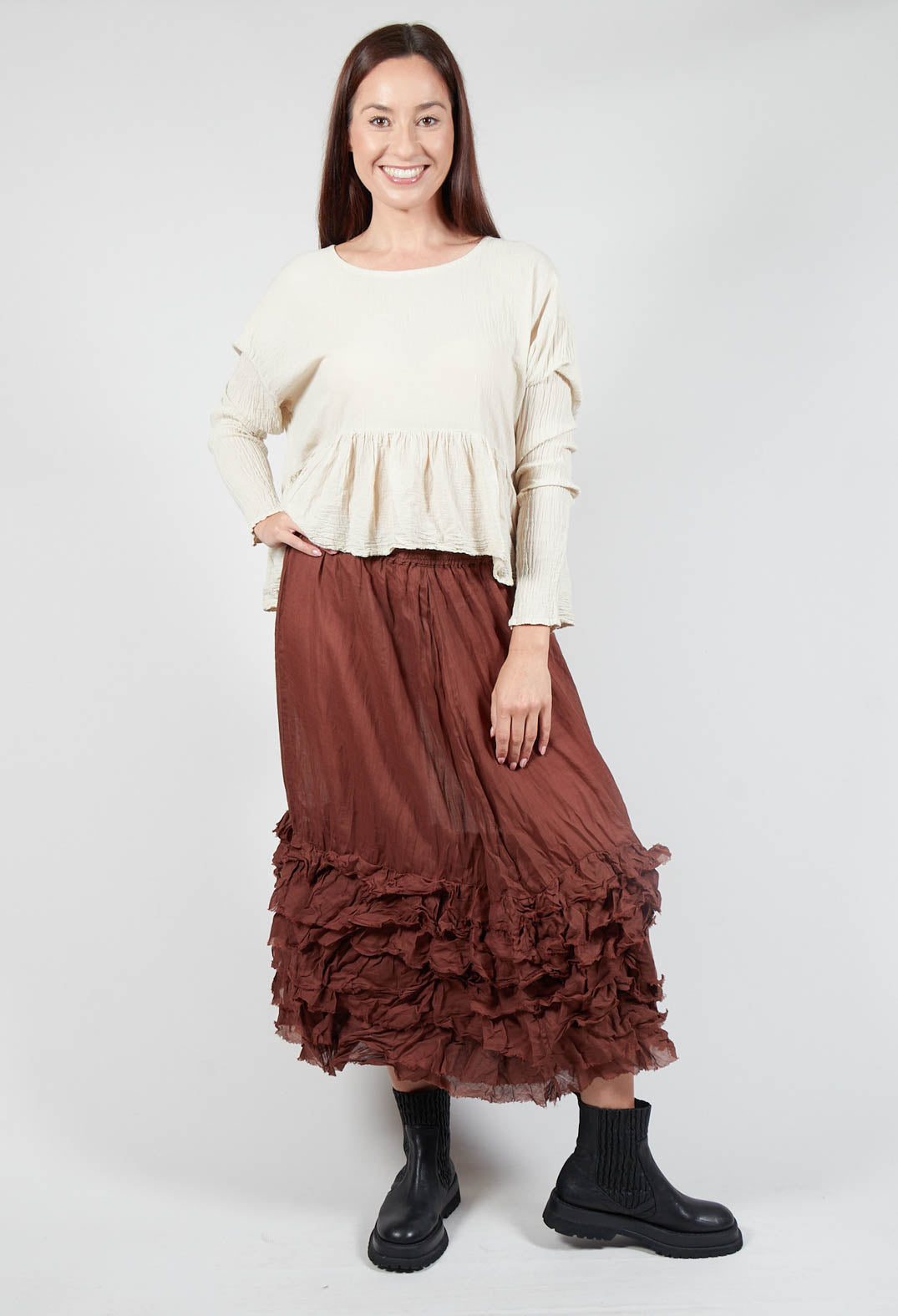 Bakstraps Skirt in Mudcloth