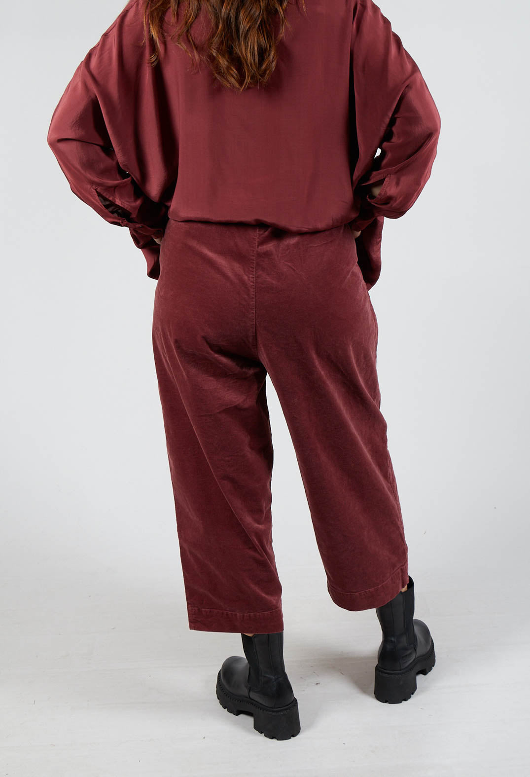 Balloon Leg Trousers in Intense Rust