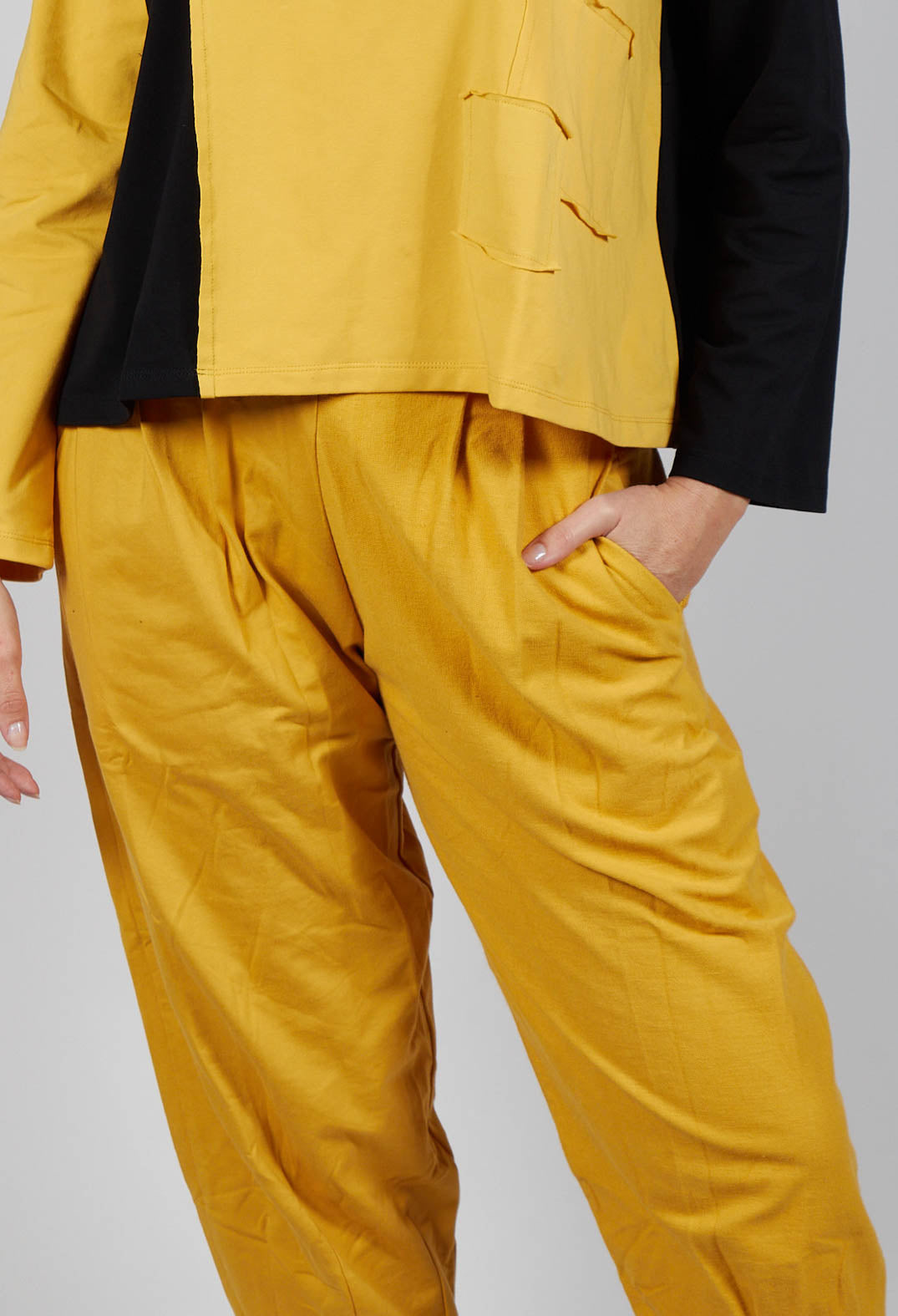 Balloon Leg Trousers in Yellow