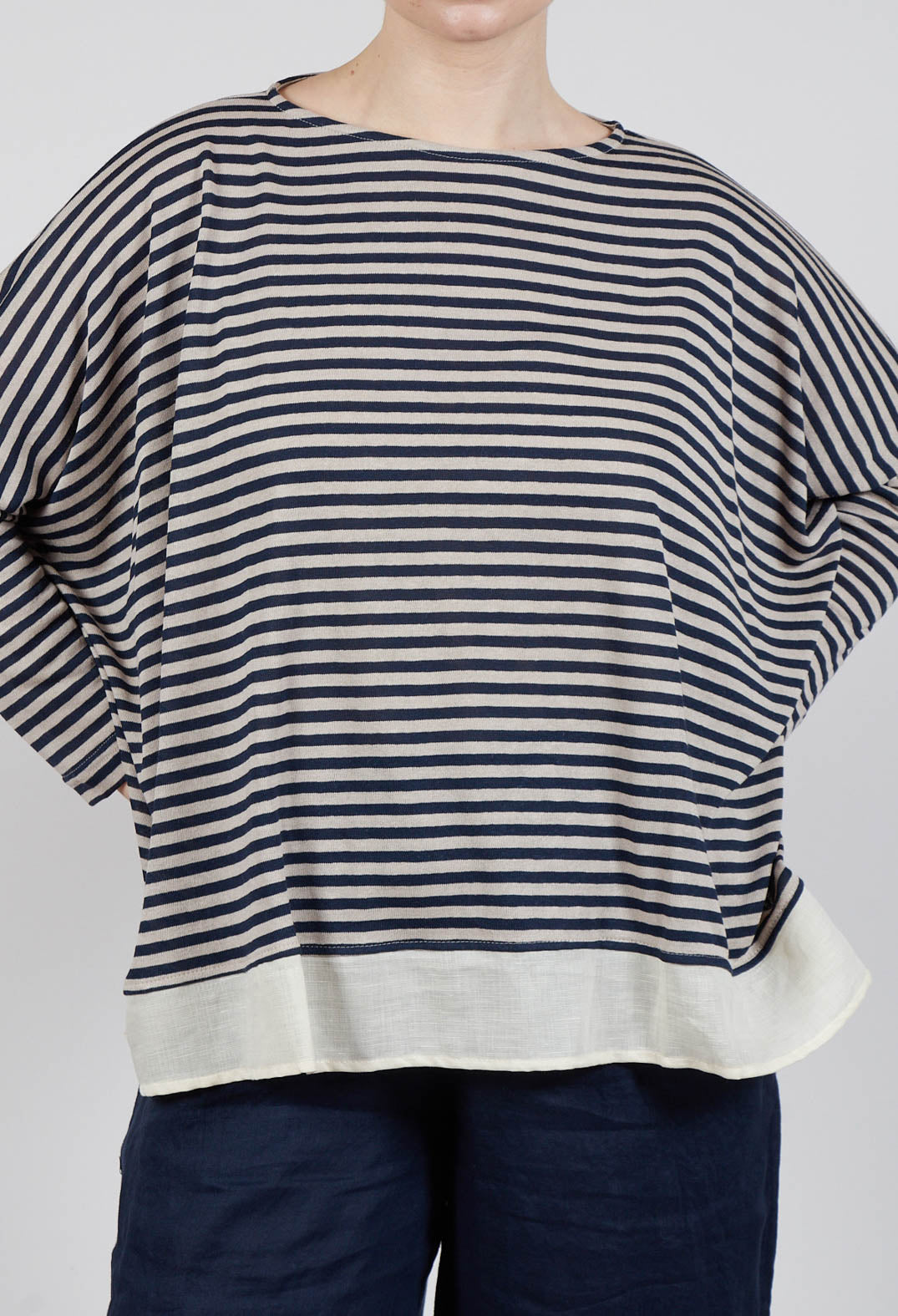 Bamboo LR Jumper in Blu Stripe