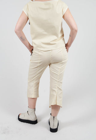 Belt Trousers in Beige