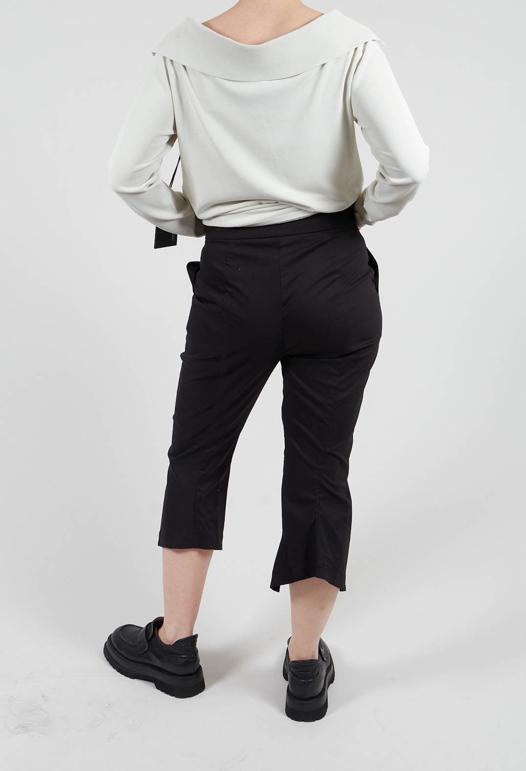 Belt Trousers in Black