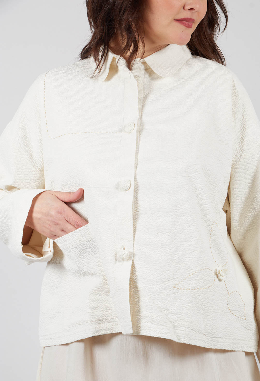 Benita Jacket in Cream