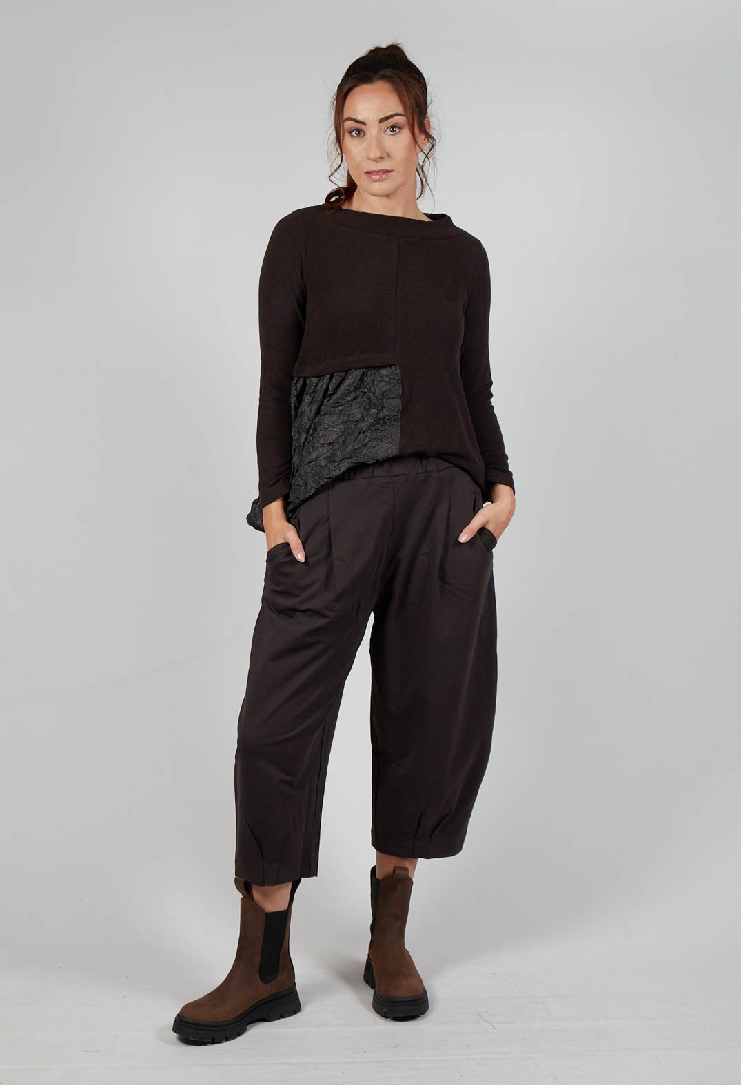 Bianco F Trousers in Moro