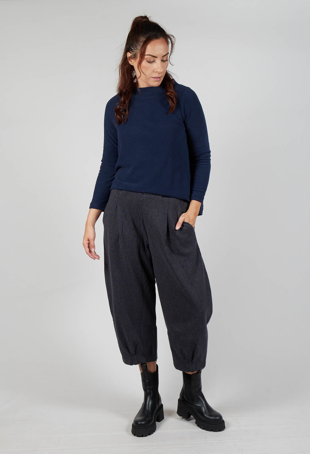 Bianco J Trousers in Blu