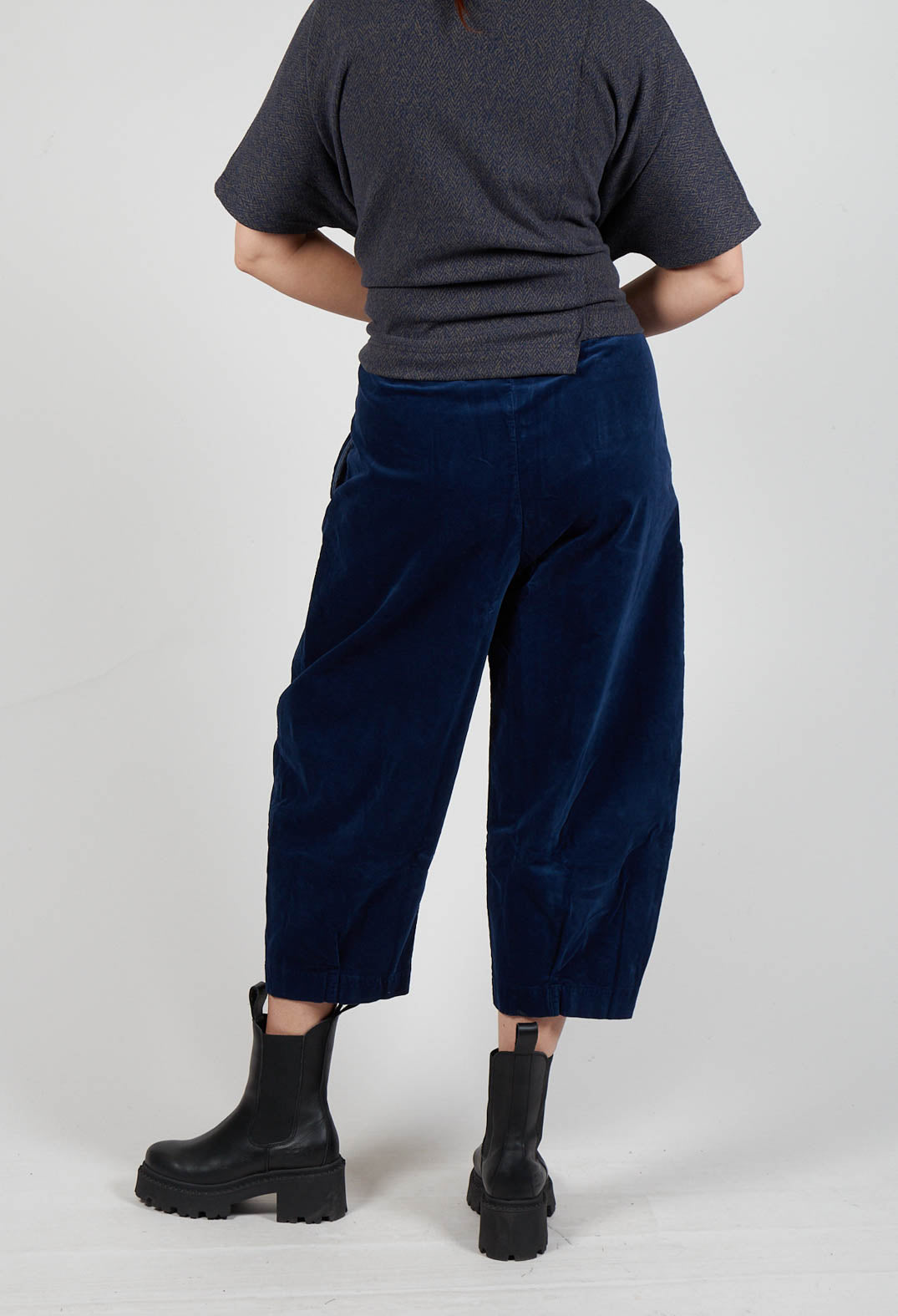 Bianco L Trousers in Blu