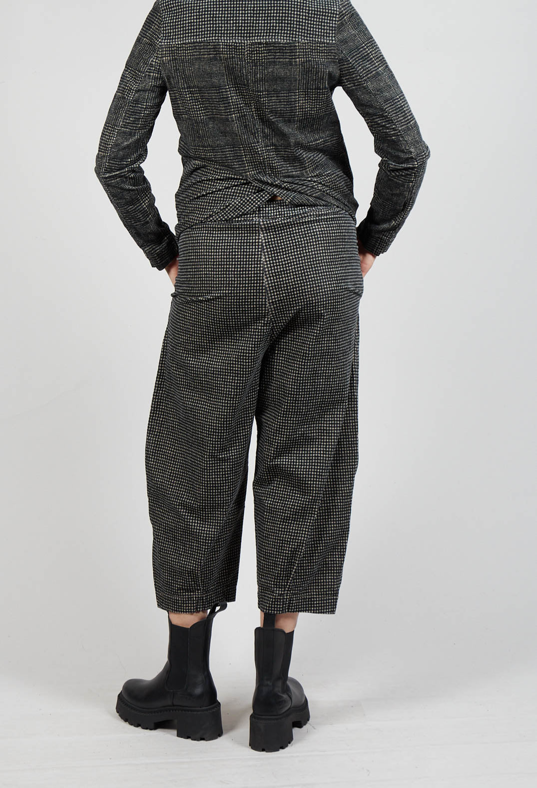 Bianco PR Trousers in Vichi Nero